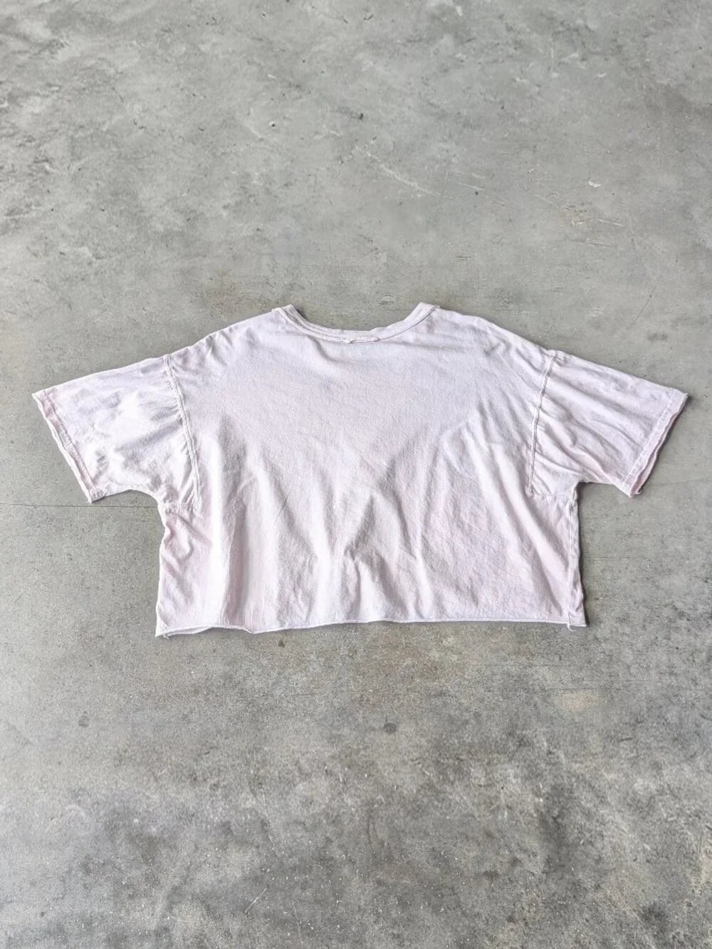 Free People Movement Inspire Tee Oversized Cropped Pastel Pink small - Picture 9 of 9